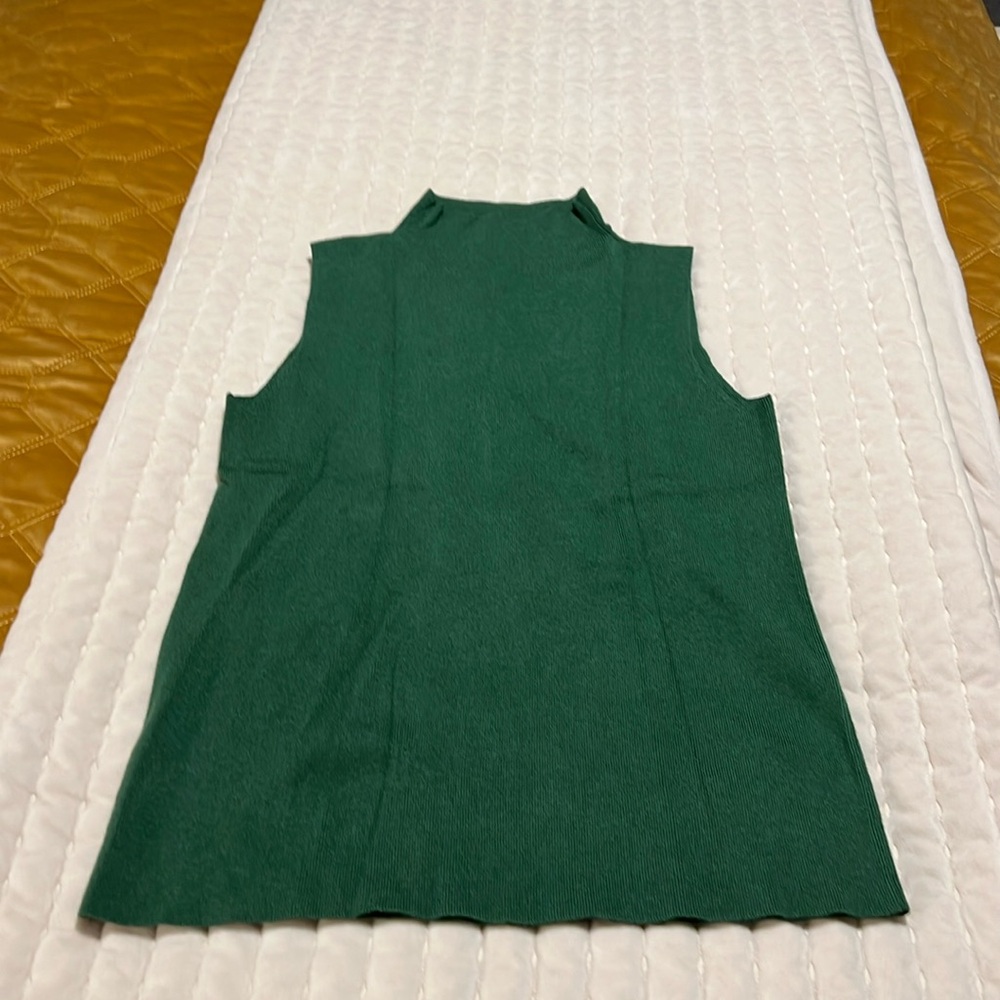 Ann Taylor sleeveless mock sweater